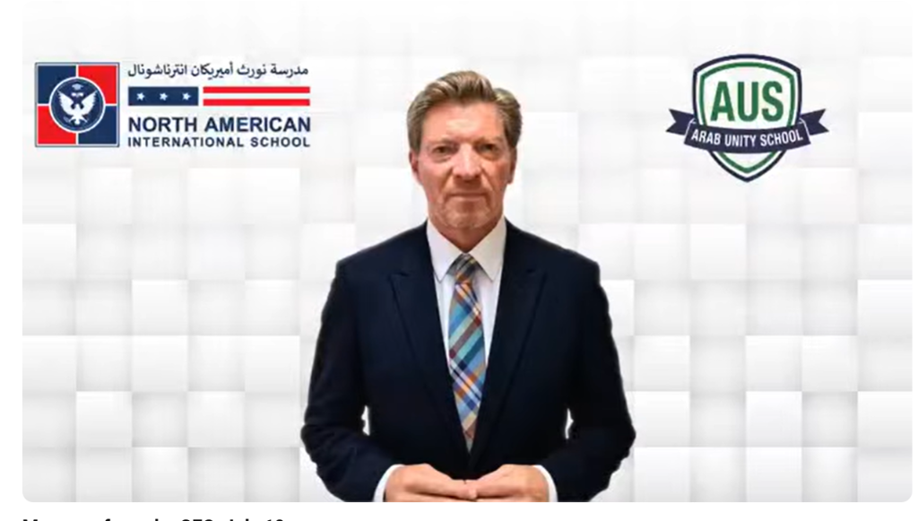 CEO Update — Mr Kelvin | Arab Unity School & NAIS | Summer 2026